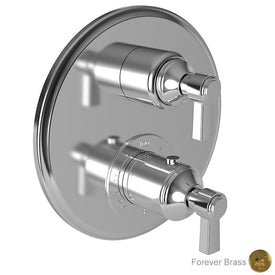 Astor Round Thermostatic Valve Trim with Lever Handles