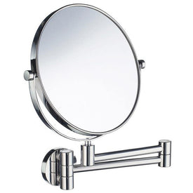 Outline 7-7/8" Wall-Mount Two-Sided 5X Mirror with Swivel Arm