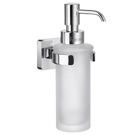 Ice Wall-Mount Glass Soap Dispenser