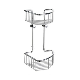 Sideline Wall-Mount Two-Level Corner Shower Basket
