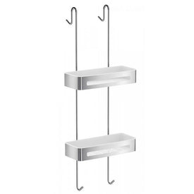 Sideline Hanging Stainless Steel Two-Level Shower Basket