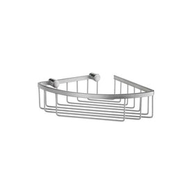 Sideline Wall-Mount Single-Level Corner Shower Basket