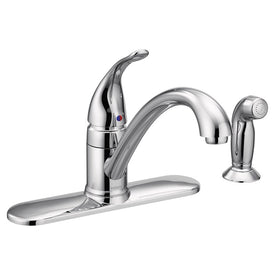 Torrance Single Handle Kitchen Faucet with Side Sprayer