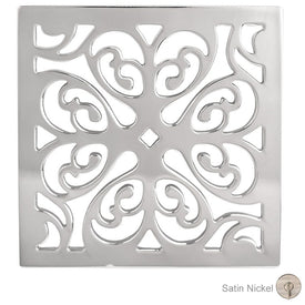 Decorative 6" Square Shower Drain Cover