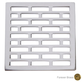 Decorative 6" Square Shower Drain Cover