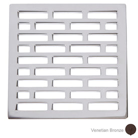 Decorative 6" Square Shower Drain Cover