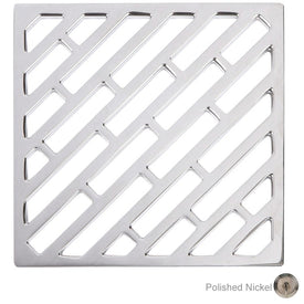 Decorative 6" Square Shower Drain Cover