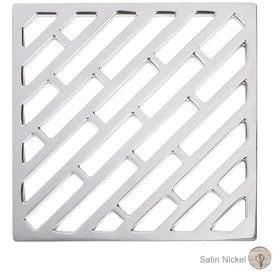 Decorative 6" Square Shower Drain Cover