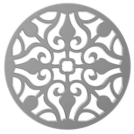 Decorative 4" Round Shower Drain Cover