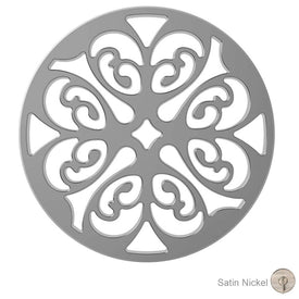 Decorative 4" Round Shower Drain Cover