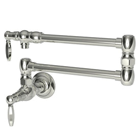 Metropole Two Handle Wall-Mount Pot Filler with Lever Handles