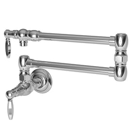 Metropole Two Handle Wall-Mount Pot Filler with Lever Handles