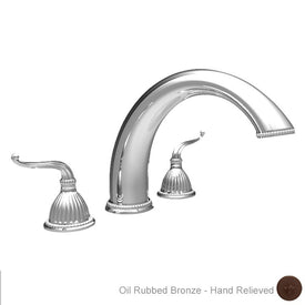 Alexandria Two Handle Roman Tub Filler Trim without Handshower