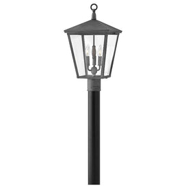 Trellis Three-Light LED Post Lantern
