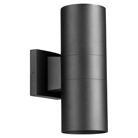 Cylinder Two-Light Small Outdoor Wall Sconce
