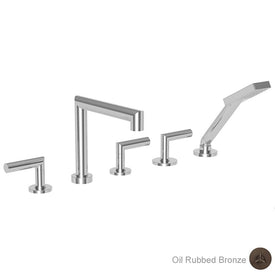 Kirsi Two Handle Roman Tub Filler Trim with Handshower