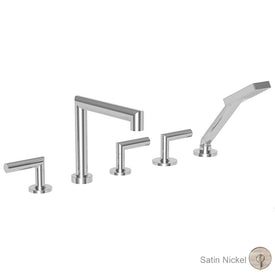 Kirsi Two Handle Roman Tub Filler Trim with Handshower