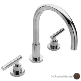 East Linear Two Handle Roman Tub Filler Trim without Handshower
