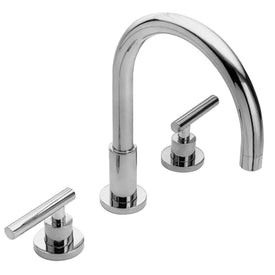 East Linear Two Handle Roman Tub Filler Trim without Handshower