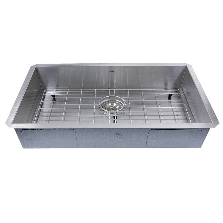 Nantucket Sinks 3.5EDF-BRS Extended Flange Disposal Kitchen Drain, 3.5, Brushed Stainless