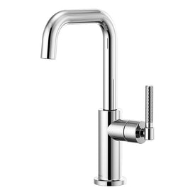 Litze Single Handle Bar Faucet with Square Spout/Knurled Handle
