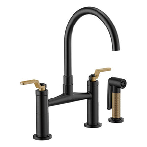 62544LF-BLGL Kitchen/Kitchen Faucets/Kitchen Faucets with Side Sprayer
