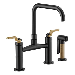 62554LF-BLGL Kitchen/Kitchen Faucets/Kitchen Faucets with Side Sprayer