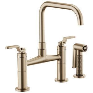 62554LF-GL Kitchen/Kitchen Faucets/Kitchen Faucets with Side Sprayer