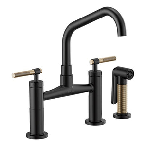 62563LF-BLGL Kitchen/Kitchen Faucets/Kitchen Faucets with Side Sprayer