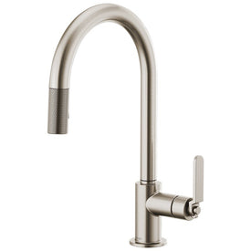 Litze Single Handle Pull Down Faucet with High-Arc Spout/Industrial Handle