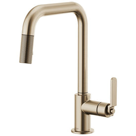 Litze Single Handle Pull Down Faucet with Square Spout/Industrial Handle
