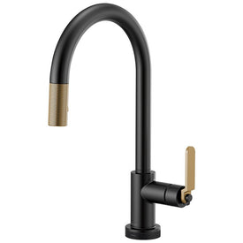Litze Single Handle SmartTouch Pull Down Faucet with High-Arc Spout/Industrial Handle