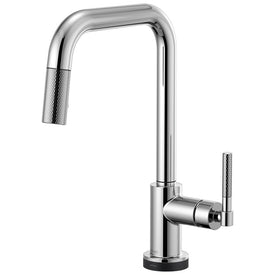Litze Single Handle SmartTouch Pull Down Faucet with Square Spout/Knurled Handle