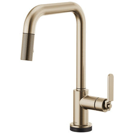 Litze Single Handle SmartTouch Pull Down Faucet with Square Spout/Industrial Handle