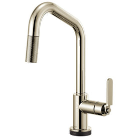 Litze Single Handle SmartTouch Pull Down Faucet with Angled Spout/Industrial Handle