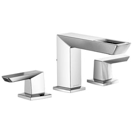 Vettis Two Handle Widespread Bathroom Faucet with Open-Flow Spout