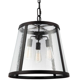 Pendant Harrow 3 Lamp Oil Rubbed Bronze Clear Seedy