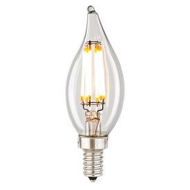6-Watt Filament Candelabra LED Light Bulb