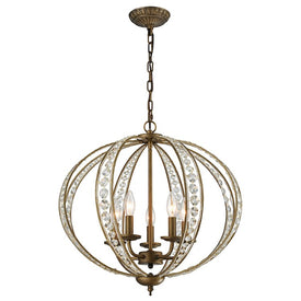 Elizabethan Five-Light Chandelier