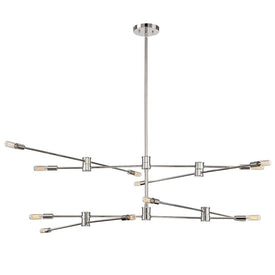 Lyrique Twelve-Light Two-Tier Chandelier