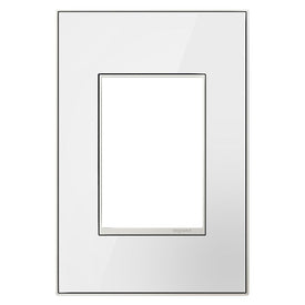 Wall Plate adorne 1 Gang Plus Mirror White 3.45 x 5.13 Inch for adorne Switches/Dimmers and Outlets