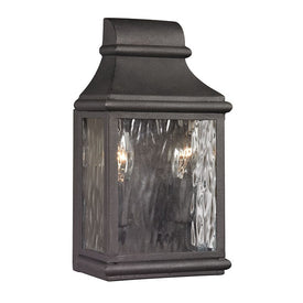 Forged Jefferson Two-Light Outdoor Wall Sconce