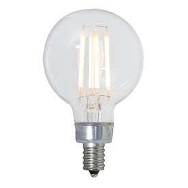 Bulb 4.5 Watt LED Filament G16 E12 120 Volt