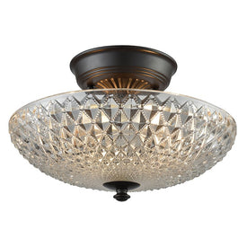 Sweetwater Two-Light Semi-Flush Mount Ceiling Fixture