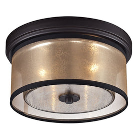 Diffusion Two-Light Flush Mount Ceiling Fixture