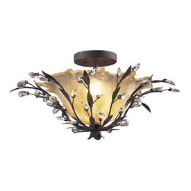 Circeo Two-Light Flush Mount Ceiling Fixture