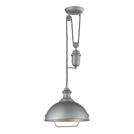 Farmhouse Single-Light Adjustable Pendant