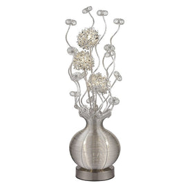 Lazelle Contemporary Floral Display Floor Lamp