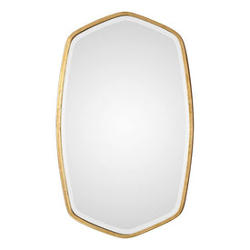 Duronia Antiqued Gold Wall Mirror
