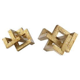 Ayan Gold Accents Set of 2